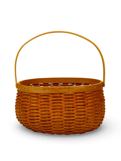 Корзина плетёная для хранения Wif, с ручкой, ива, коричневая, набор 3 шт.