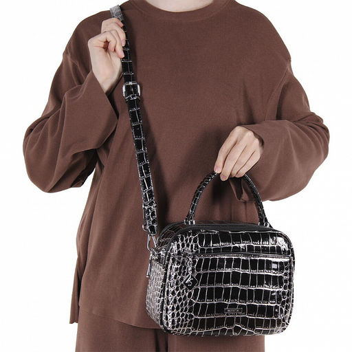 Сумка 270160 black Velina Fabbiana-Safenta