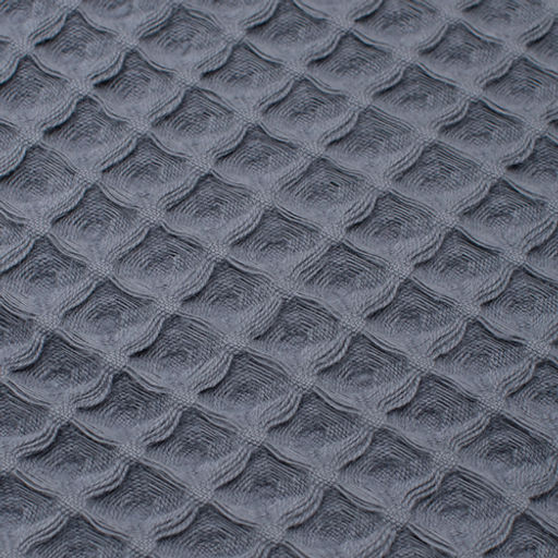 Полотенце вафельное 70х140, 100% хлопок, Серый - Традиция фото 4