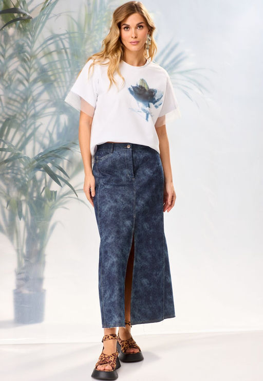 Юбка LAIKONY 872-2 темно-синий