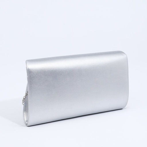Сумка-клатч на магните, цвет серебряный - Simaland фото 2