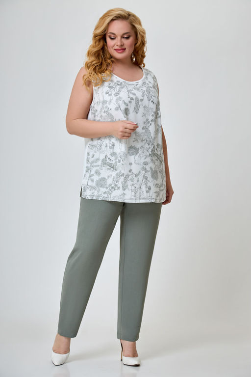 Костюм Svetlana Style 1629 мох+молочный
