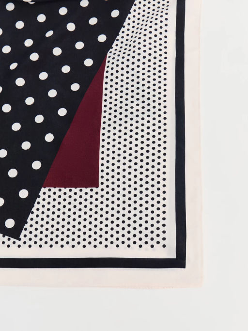 Платок с принтом горошек ZR2604061803-53 / Zarina