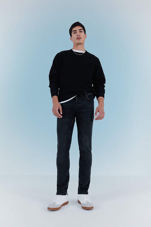 Джинсовые брюки скинни Wiser Carlo очень узкого кроя с нормальной талией и очень узкими штанинами - Defacto фото 9