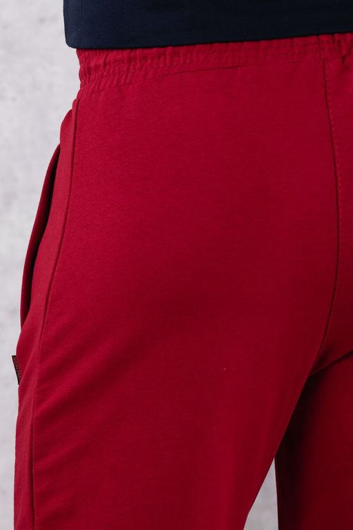 брюки спортивные 
 3.MM117B-бордовый - Iron man фото 8