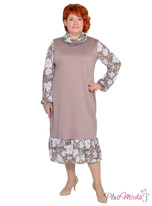Платье Модель №1366 размеры 44-84 - Plusmoda фото 2