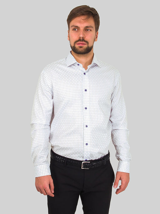 Сорочка мужская длинный рукав GREG 165/111/1346/Z  фото 6