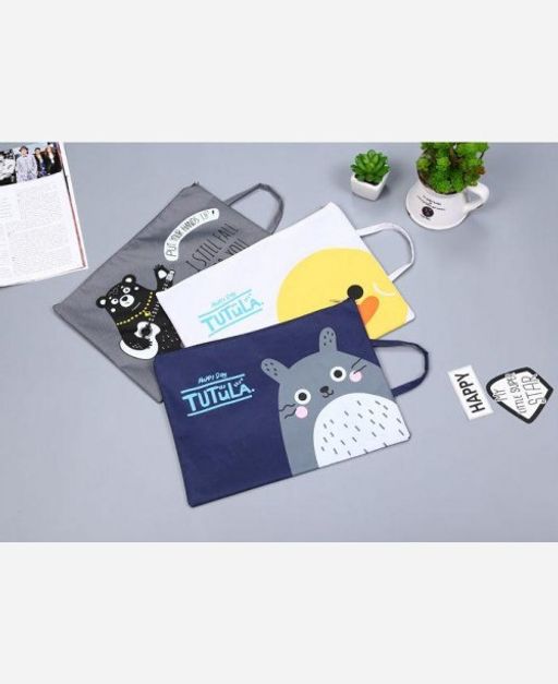 Папка с ручкой-держателем для документов А4. Ассорти 9046125 - Yiwu youda import & export co фото 2