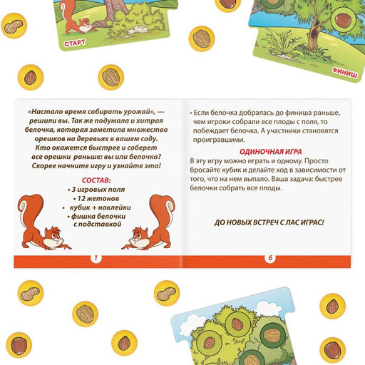Настольная весёлая игра Хитрая белочка - Лас играс фото 3