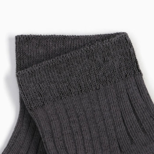 Носки детские «Крошка Я» Basic Line, тёмно-серые, размер 12-14 см