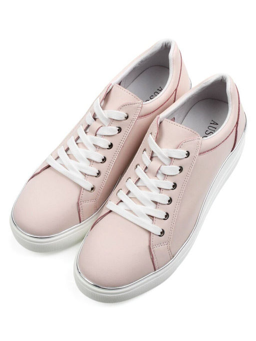 03-YD270-3 PINK Полуботинки спортивные женские (натуральная кожа)