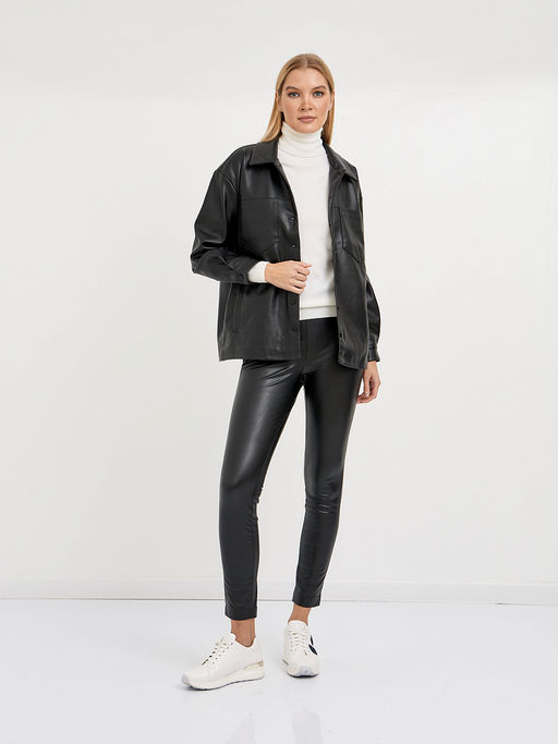 брюки женские черные укороченные - Glenfield фото 7