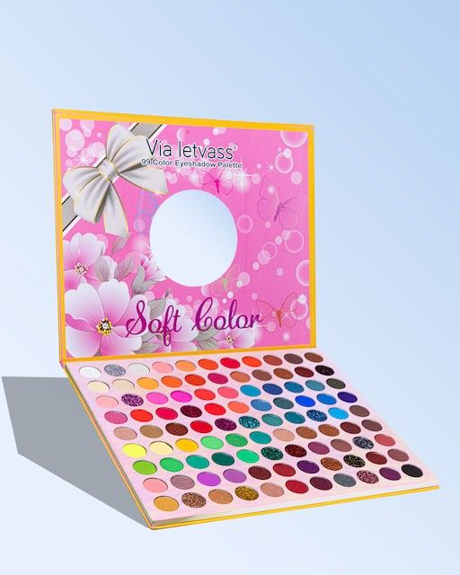 Via Letvass Палетка теней для век Soft Color, 99 цветов
