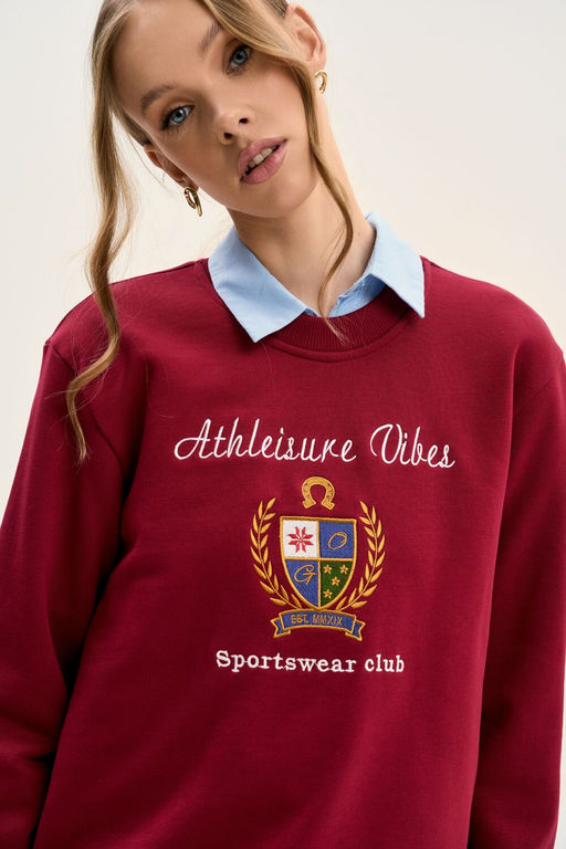 Джемпер GO F4107E/12-01.170-176 вишня фото 2