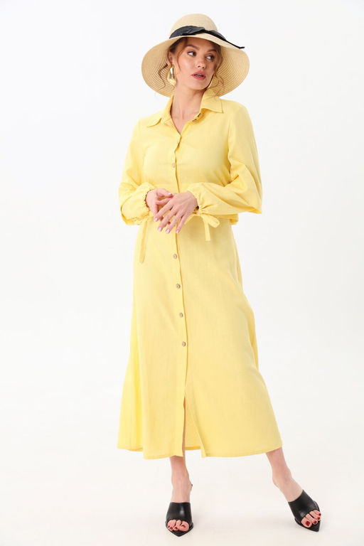 Платье NIKVA н944-3 лимонный  фото 9