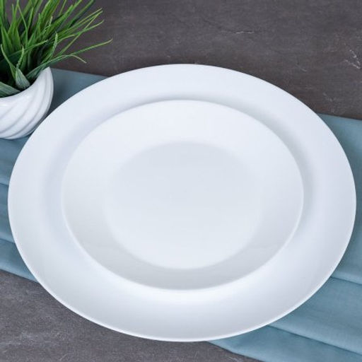 Столовый набор 19 предметов ЕВРО белый / NN19-W/100756075 (WHITE) /уп 2/4/ - Галеонтрейд фото 6