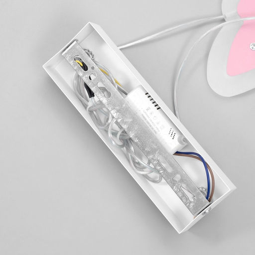 Светильник подвесной «Бабочки» LED 32 Вт розовый 35×5×60 см