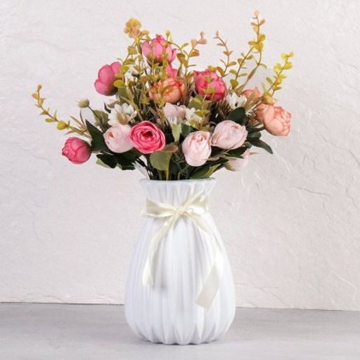 Цветок искусственный Букет роз 30 см / WH-37 /уп 2/300/600/ - Галеонтрейд фото 3