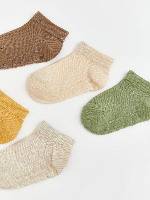 Erkek Bebek Patik ?orap 5li