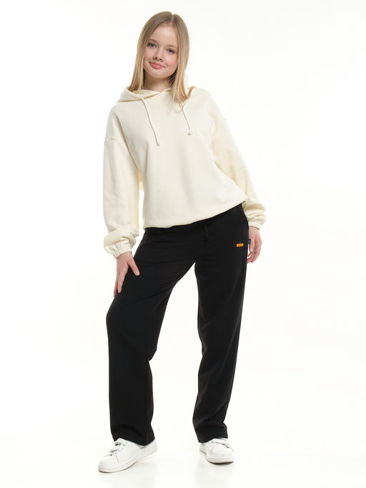 Комплект для девочки 22-7496 молочный|черный