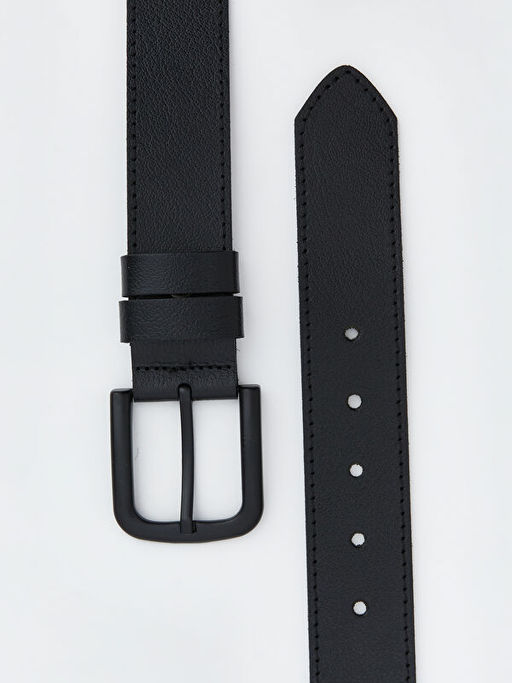 Deri G?r?n?ml? Erkek Kemer