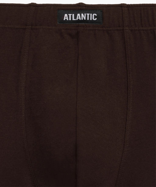 ATLANTIC 5SMH-002 Трусы шорты Solid Classic - набор 5 шт. серый + графитовый + черный + изумрудный + эспрессо  фото 8