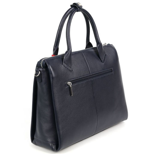 Женская кожаная сумка Sergio Valentini SV-SZ-702A Нави фото 3