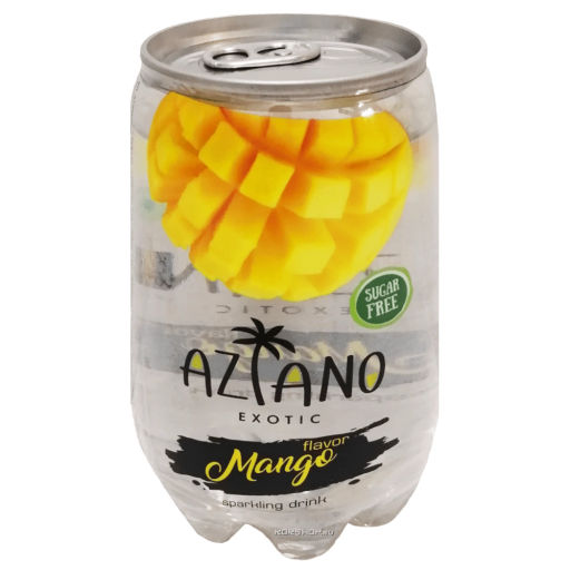 Газированный напиток со вкусом манго Sparkling Aziano (0 кал), 350 мл Акция