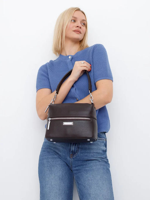 Сумка 0464C coffee Polina&Eiterou