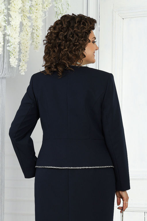 Платье Ninele 7431-Р темно-синий - Mira fashion фото 1187