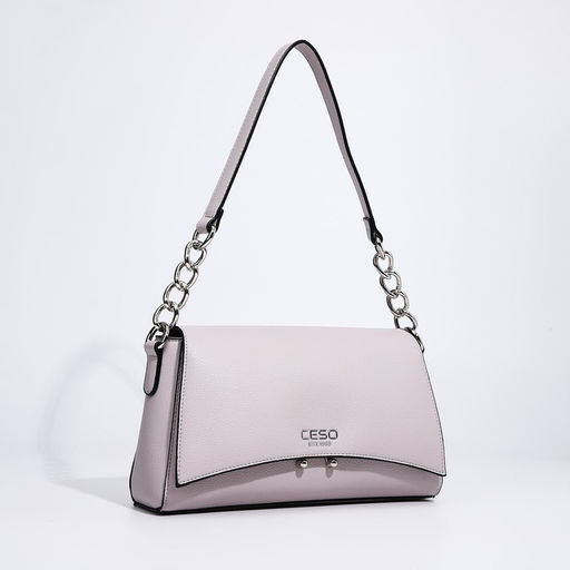 Сумка-мессенджер на магнитах, цвет серо-сиреневый - Simaland фото 6