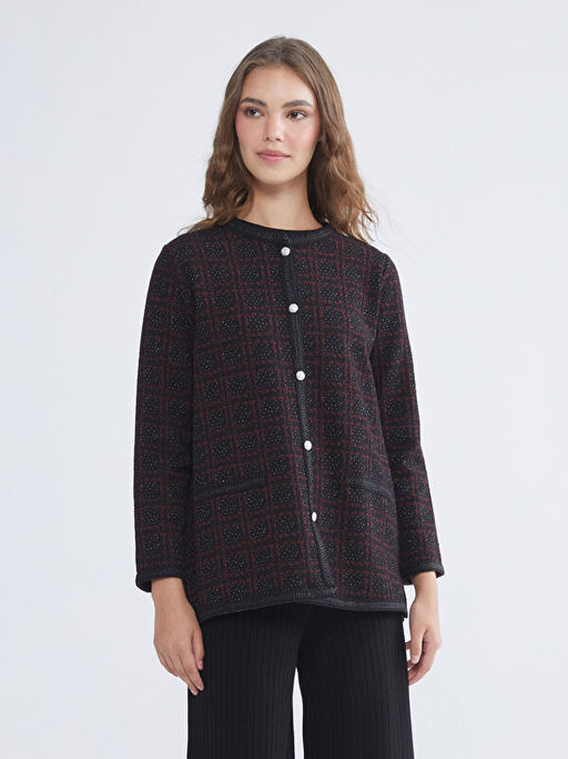 Bisiklet Yaka Desenli Kad?n H?rka