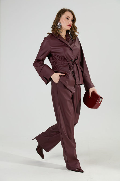 Костюм NIKVA н938-7 бордо  фото 3