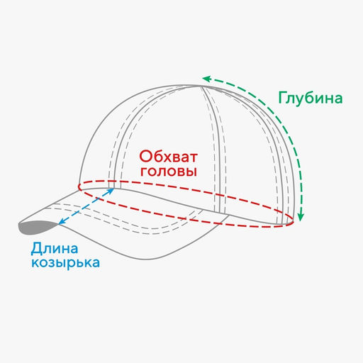 Бейсболка с сеткой MINAKU, розовая, размер 56-58