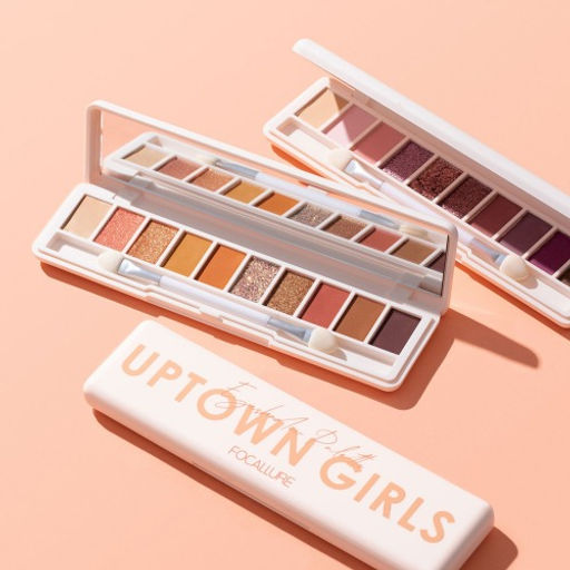 FOCALLURE Палетка теней для век Staymax 10 Color Eyeshadow Palette тон 1 сияние, 10 г  фото 4