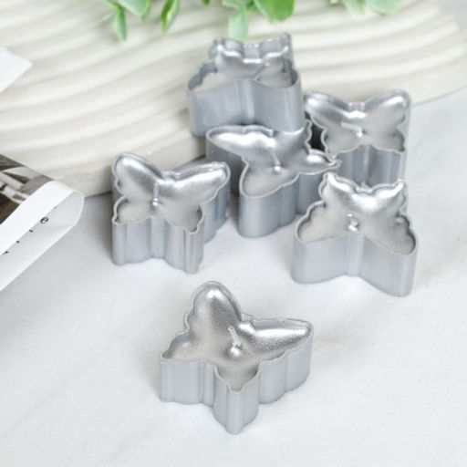 Свеча 12 штук Бабочка / M-1201 /уп 24/96/золото - ГалеонТрейд фото 3