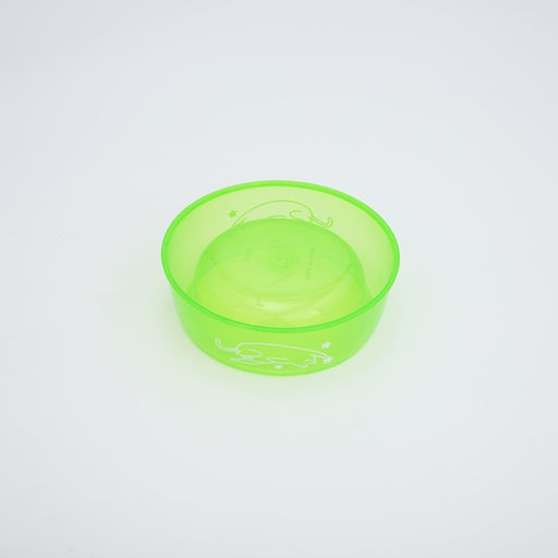Миска пластиковая Котик и звёзды, 300 мл, зелёный - Пушистое счастье фото 3