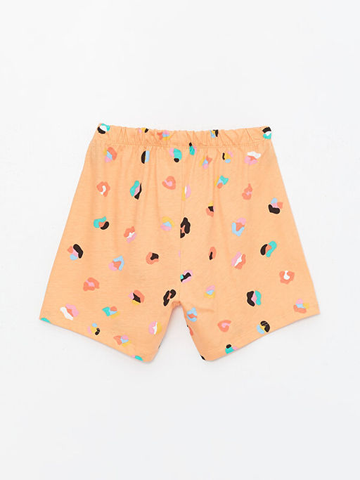 Beli Lastikli Bask?l? K?z ?ocuk Pijama ?ort - Waikiki фото 2