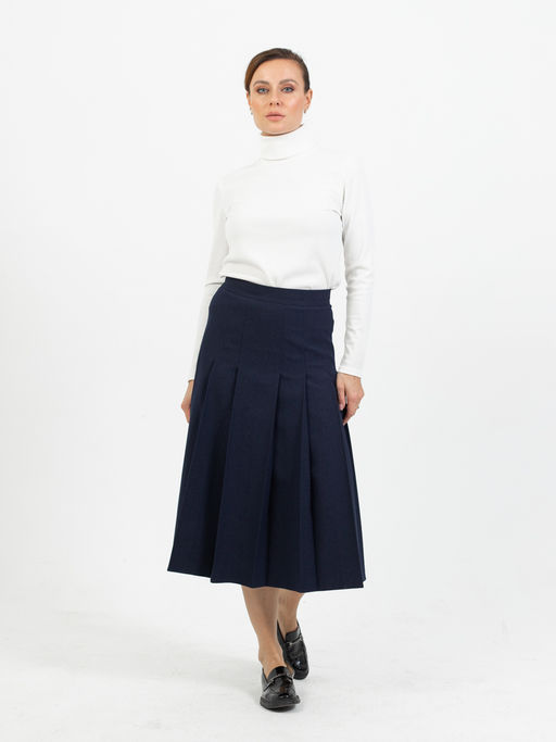 с шерстью в составе! юбка расклешенная - Трика фото 3