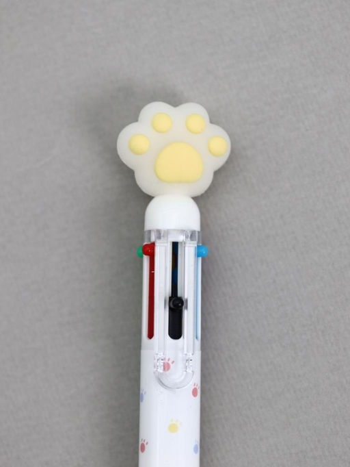 Разноцветная ручка 6 в 1 "Жёлтая лапка"