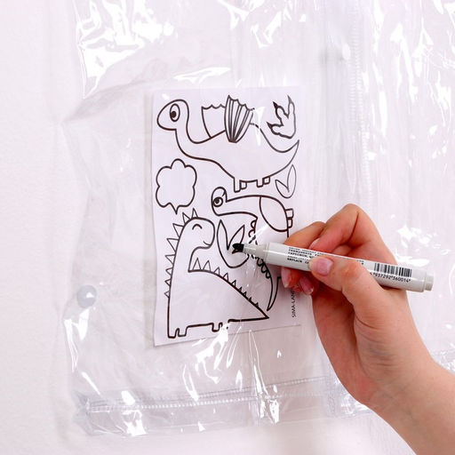 Дождевик раскраска Динозаврик (110-130 см) - Funny toys фото 6