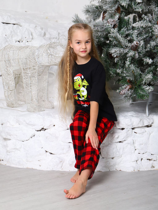 ДК014 Домашний костюм Динго (чёрный) - Милаша фото 7