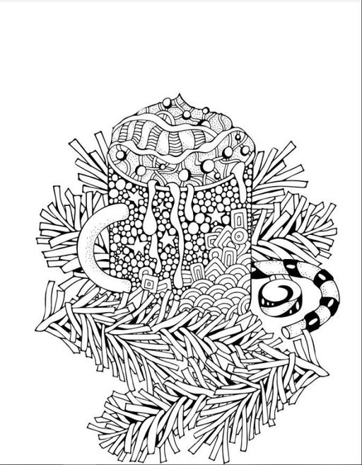 Время для Хюгге. Мини-раскраска-антистресс для творчества и вдохновения