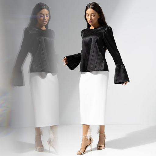 Блуза с замком на спинке Королева звезд - Charutti фото 4