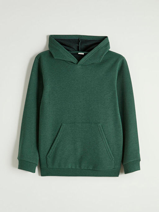 Kap??onlu Erkek ?ocuk Kal?n Sweatshirt