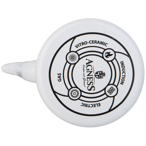 ЧАЙНИК AGNESS ЭМАЛИРОВАННЫЙ СО СЪЕМНЫМ ФИЛЬТРОМ ИЗ НЖС СЕРИЯ FAMILY HOUSE, 0,85 Л фото 6