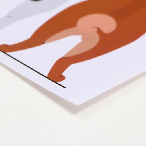 Коврик под миску Пижон 43 х 28 см Собачки в ожидании  фото 4