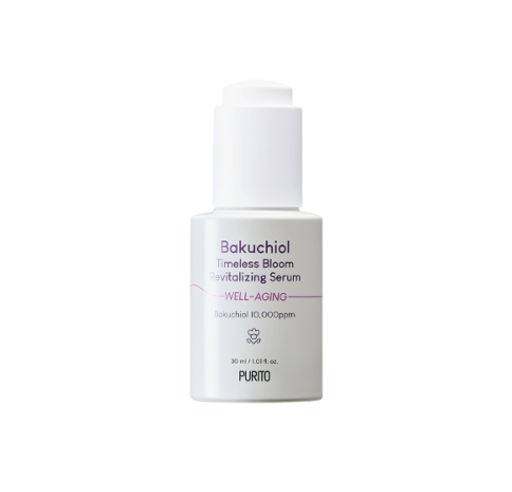 PURITO Bakuchiol Timeless Bloom Revitalizing Serum, 30ml - Восстанавливающая сыворотка с бакучиолом