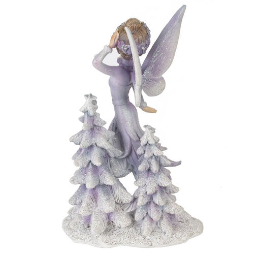 Фигурка декоративная "Фея с ёлочкой", L11 W6,5 H17 см