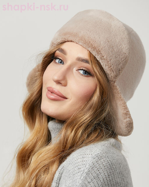 Нон-стоп шерсть ладен Ушанка женская (55-58)